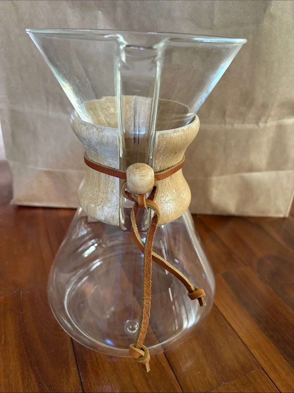 Chemex 8-cup Clear Glass Pour-Over Coffee Carafe